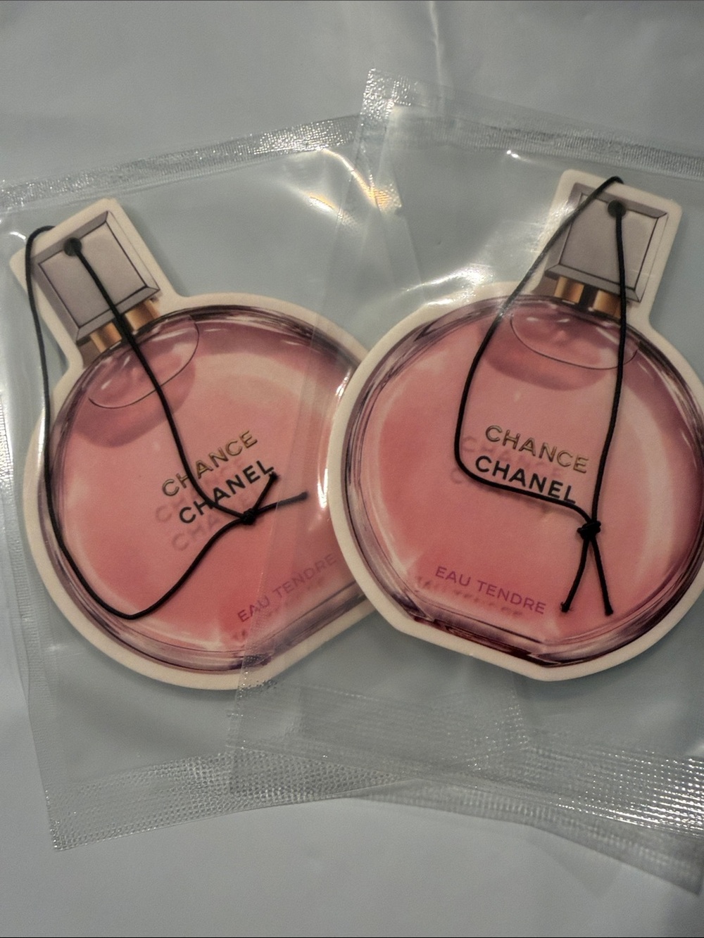 2 Pack Bundle Chanel Chance Designer Freshies For Your Car, Drawer Or Closet
